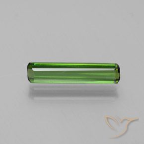 1.18ct Naturel Forêt verte Tourmaline, Taille émeraude, VVS-VS