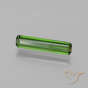 Tourmaline Forêt verte naturelle Octogone / coupe Émeraude, 1.18 ct, VVS-VS