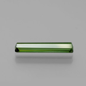 Tourmaline Vert foncé naturelle Taille émeraude, 1.24 ct, VVS-VS