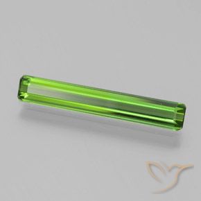Tourmaline Forêt verte naturelle Octogone / coupe Émeraude, 1.22 ct, VS