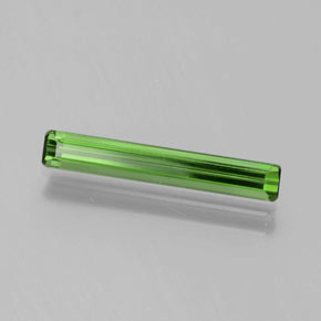Tourmaline Vert foncé naturelle Octogone / coupe Émeraude, 1.04 ct, VVS-VS