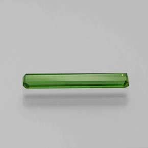 Tourmaline Vert foncé naturelle Octogone / coupe Émeraude, 1.04 ct, VVS-VS