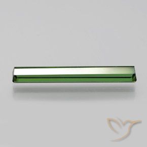 Tourmaline Vert naturelle Octogone / coupe Émeraude, 1.93 ct, VVS-VS