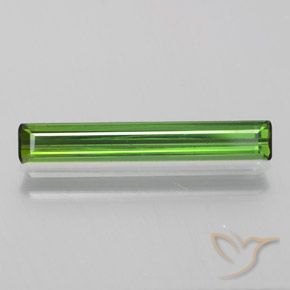 1.33ct Naturel Forêt verte Tourmaline, Taille émeraude, VVS-VS