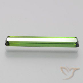 Tourmaline Forêt verte naturelle Octogone / coupe Émeraude, 1.33 ct, VVS-VS