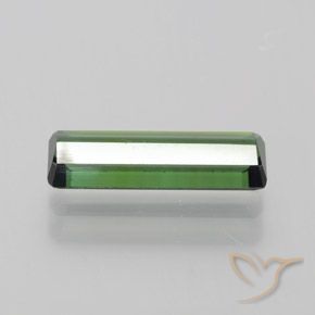 Tourmaline Vert naturelle Octogone / coupe Émeraude, 1.05 ct, VS