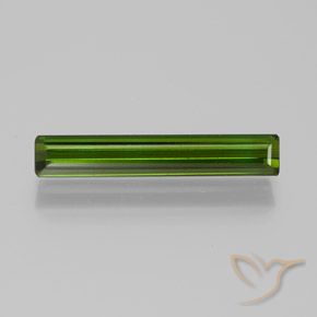1.43ct Naturel Vert foncé Tourmaline, Taille émeraude, VVS