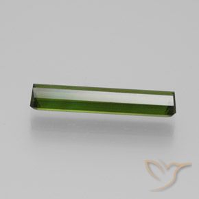 Tourmaline Vert terreux naturelle Octogone / coupe Émeraude, 1.84 ct, VVS