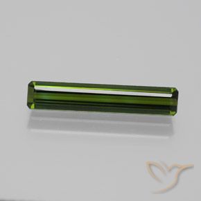 1.53ct Naturel Vert terreux Tourmaline, Taille émeraude, VVS