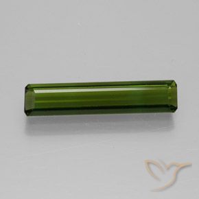 1.55ct Naturel Vert foncé Tourmaline, Taille émeraude, VVS-VS