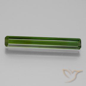 1.95ct Naturel Vert forêt profond Tourmaline, Taille émeraude, VVS-VS