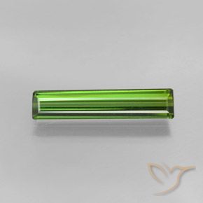 1.93ct Naturel Vert moyen Tourmaline, Taille émeraude, VVS-VS