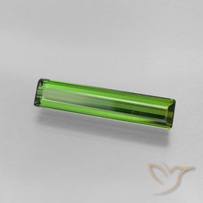 Tourmaline Vert moyen naturelle Octogone / coupe Émeraude, 1.93 ct, VVS-VS