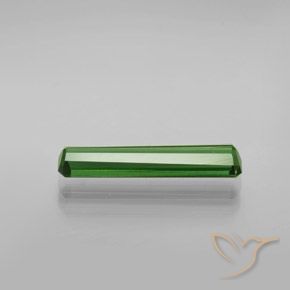 Tourmaline Vert naturelle Octogone / coupe Émeraude, 1.42 ct, VVS-VS