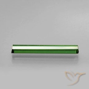Tourmaline Vert moyen naturelle Octogone / coupe Émeraude, 1.35 ct, VS