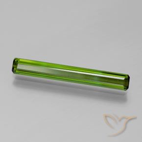 Tourmaline Vert moyen naturelle Octogone / coupe Émeraude, 1.52 ct, VVS-VS