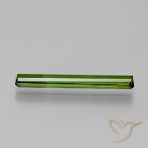 Tourmaline Vert moyen naturelle Octogone / coupe Émeraude, 1.52 ct, VVS-VS