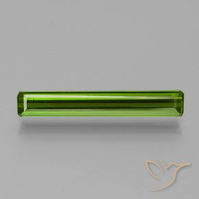 1.88ct Naturel Vert moyen Tourmaline, Taille émeraude, VS-SI