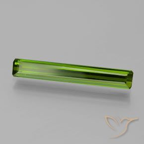 Tourmaline Vert moyen naturelle Octogone / coupe Émeraude, 1.88 ct, VS-SI