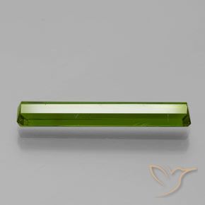 Tourmaline Vert moyen naturelle Octogone / coupe Émeraude, 1.88 ct, VS-SI