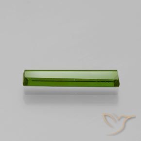Tourmaline Vert moyen naturelle Octogone / coupe Émeraude, 1.23 ct, VVS-VS