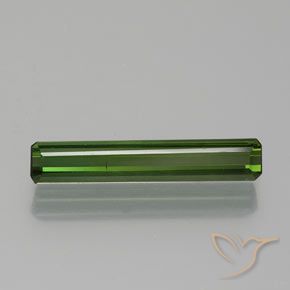 1.38ct Naturel Vert foncé Tourmaline, Taille émeraude, VS-SI