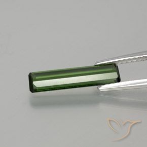 Tourmaline Forêt verte naturelle Octogone / coupe Émeraude, 1.15 ct, VS