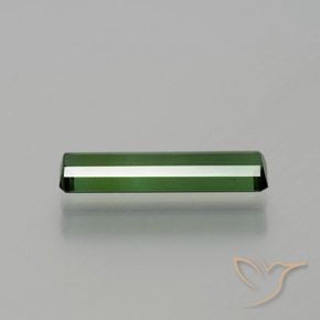 Tourmaline Forêt verte naturelle Octogone / coupe Émeraude, 1.17 ct, VS