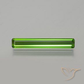 1.24ct Naturel Vert moyen Tourmaline, Taille émeraude, VVS-VS