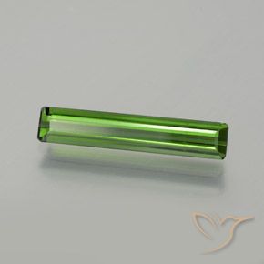 Tourmaline Vert moyen naturelle Octogone / coupe Émeraude, 1.85 ct, VVS-VS