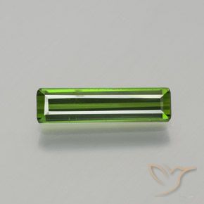 1.17ct Naturel Vert moyen Tourmaline, Taille émeraude, VS