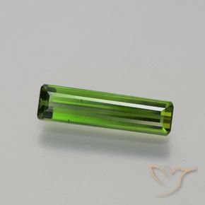 Tourmaline Vert moyen naturelle Octogone / coupe Émeraude, 1.17 ct, VS
