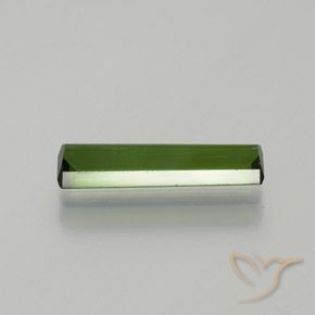 Tourmaline Vert moyen naturelle Octogone / coupe Émeraude, 1.17 ct, VS