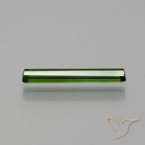 Tourmaline Forêt verte naturelle Octogone / coupe Émeraude, 1.34 ct, VVS-VS
