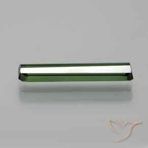 Tourmaline Forêt verte naturelle Octogone / coupe Émeraude, 1.35 ct, VVS-VS