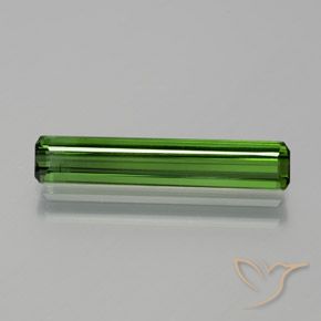 1.97ct Naturel Forêt verte Tourmaline, Taille émeraude, VS