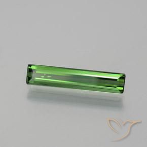 Tourmaline Vert terreux naturelle Octogone / coupe Émeraude, 1.22 ct, VS-SI