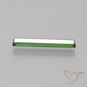 Tourmaline Vert moyen naturelle Octogone / coupe Émeraude, 1.16 ct, VVS-VS