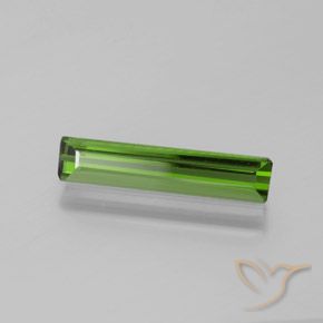 Tourmaline Vert terreux naturelle Octogone / coupe Émeraude, 1.25 ct, VVS-VS