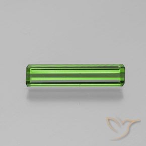 1.05ct Naturel Vert moyen Tourmaline, Taille émeraude, VVS-VS