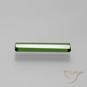 Tourmaline Vert moyen naturelle Octogone / coupe Émeraude, 1.05 ct, VVS-VS
