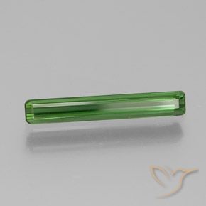 Tourmaline Vert moyen naturelle Octogone / coupe Émeraude, 1.08 ct, VVS-VS