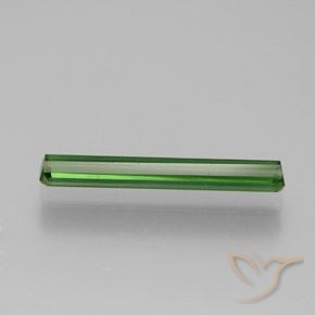 Tourmaline Vert moyen naturelle Octogone / coupe Émeraude, 1.08 ct, VVS-VS