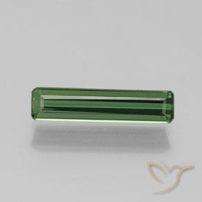 1.25ct Naturel Vert foncé Tourmaline, Taille émeraude, VS