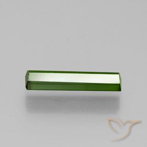Tourmaline Vert moyen naturelle Octogone / coupe Émeraude, 1.17 ct, VS-SI