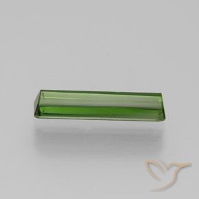 Tourmaline Vert moyen naturelle Octogone / coupe Émeraude, 1.33 ct, VS-SI