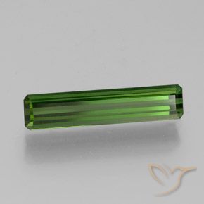 Tourmaline Forêt verte naturelle Octogone / coupe Émeraude, 1.75 ct, VVS