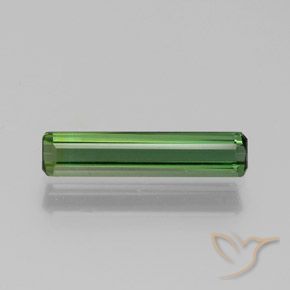 1.08ct Naturel Vert Tourmaline, Taille émeraude, VS