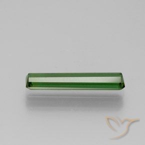 Tourmaline Vert naturelle Octogone / coupe Émeraude, 1.08 ct, VS