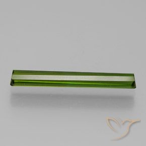 Tourmaline Vert moyen naturelle Octogone / coupe Émeraude, 1.58 ct, VVS-VS